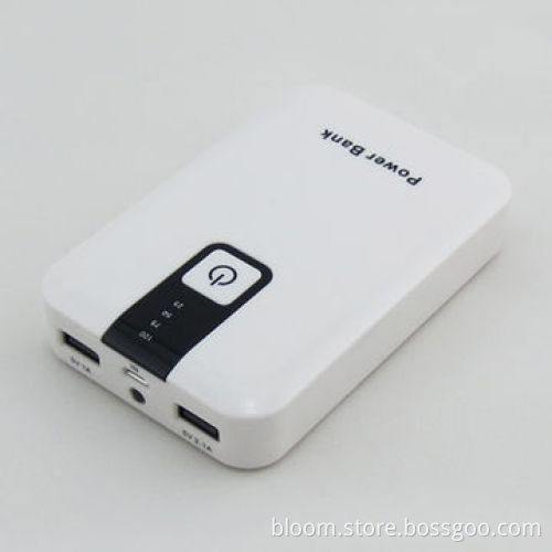 Dual USB 10,000mAh Portable Mobile Charger, 2A Output Current